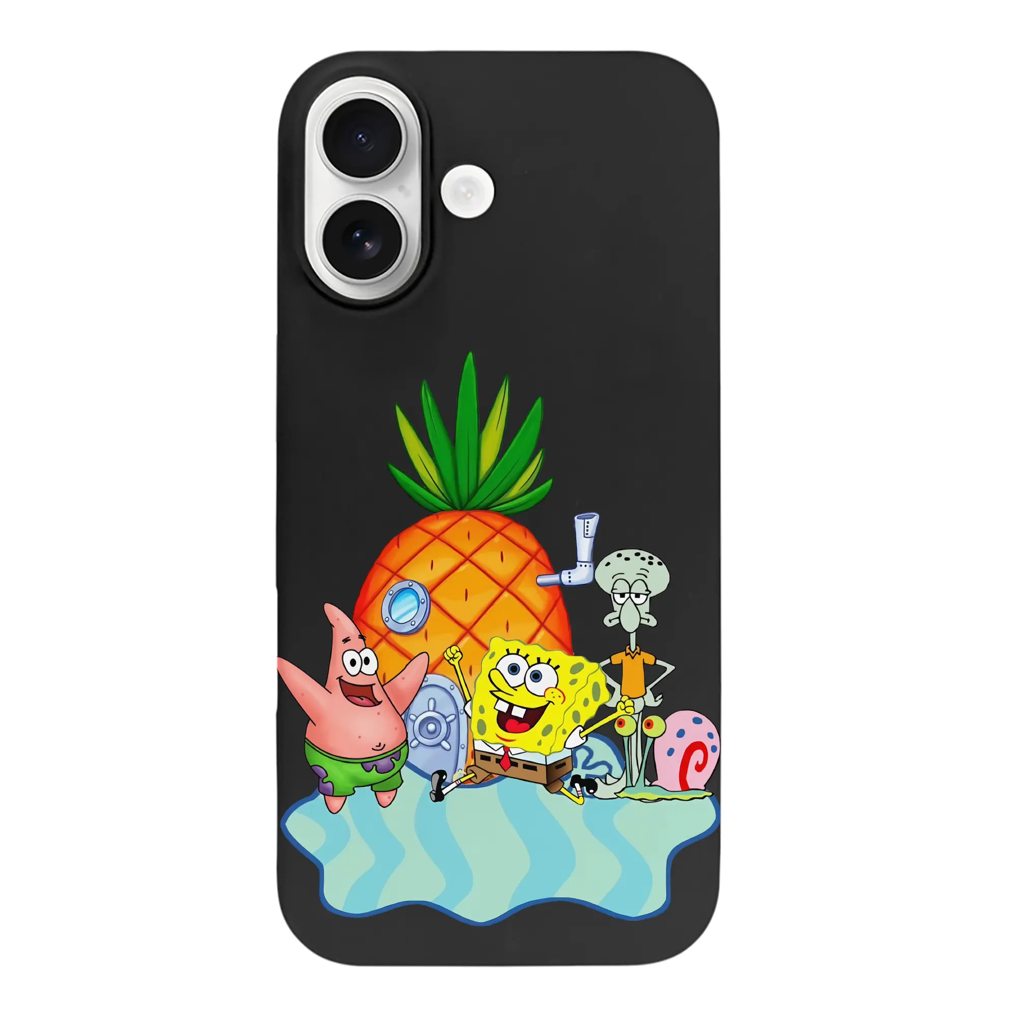 スポンジボブ グッズ パトリック・スター - iPhone 17 シリーズ シリコンケース 薄型 耐衝撃 指紋防止 ソフトタッチカバー 精密フィット 傷防止 保護ケース iPhone 17/17 Air/17 Pro/17 Pro Max 対応